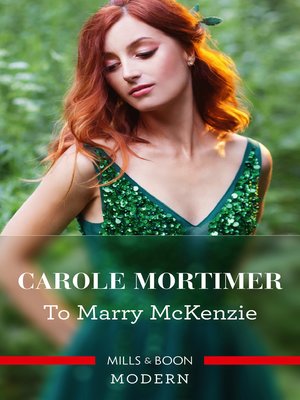 cover image of To Marry McKenzie